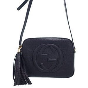 Gucci Soho Leather Disco Pebbled Crossbody Bag